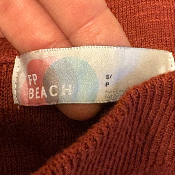 Free People Beach Jaclyn Sweater Set - Burnt Henna Small - Picture 12 of 13